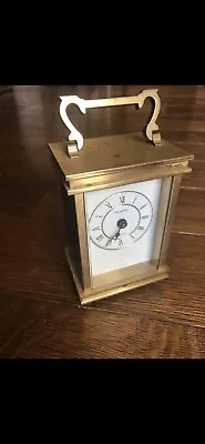 £6.50 • Buy Vintage Carriage Clock ( Heavy Brass 1.6kg, Metamec, Quartz)..