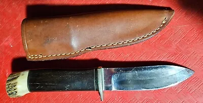 Morseth Knife 1995 19MORSETH95 NESMUK Ebony Wood Stag Pommel • $250