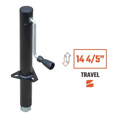 Side-Wind Trailer Jack W/ 5000LB Capacity A-Frame 14 4/5  Travel Powder Coated • $39.99