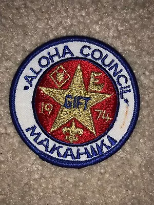 Boy Scout 1974 Gift Cub Explorer Scouting Makahiki Aloha Hawaii Council Patch • $5.99