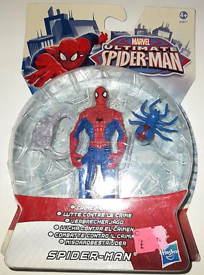 Hasbro Ultimate Spider-man - 3 3/4  Crime Fightin' Spider-man MOC • £12