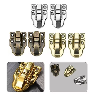 2PCS Jewelry Chest Cabinet Suitcase Case Trunk Toggle Hasp Latch Clasp Clip • $12.99