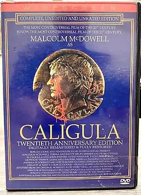 CALIGULA  (1979 DVD) WIDESCREEN 20th Anniversary Edition Unedited Unrated OOP • $13.50