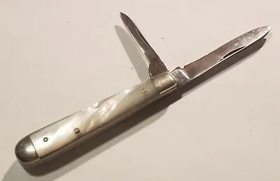 Very Old H. Boker & Cos Improved Cutlery Tree Brand Pocket Knife MO Pearl Handle • $64.95