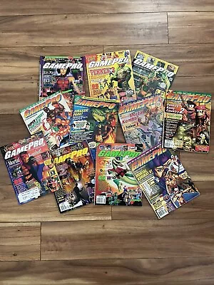 Vintage Game Player Gamepro Magazine Lot Of 11 All From The 1990’s • $135