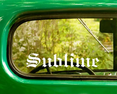 2 SUBLIME BAND DECAL Bogo Stickers For Car Truck Window Bumper Rv Laptop • $5.95