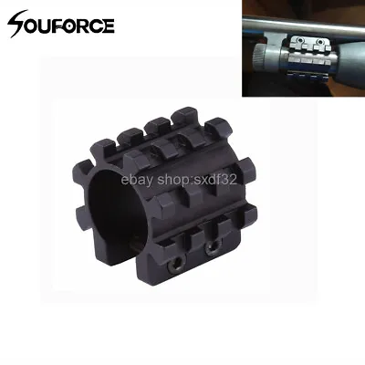 For 12 Gauge 5 Position Mossberg 500 Shotgun Quad 8-Rail Barrel Mount System • $8.45