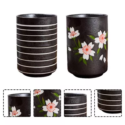 2 Ceramic Tea Cups Japanese Cherry Blossom Design (300ML)-RS • £21.58