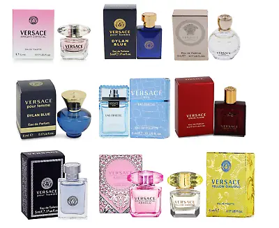 Variety Of Fragrances By Versace MINI Perfumes For Women And Men Choose Scent • $9.90