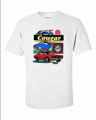 1967 1968 Mercury Cougar Classic Car T-shirt SINGLE OR DOUBLE Print FM20 • $19.99