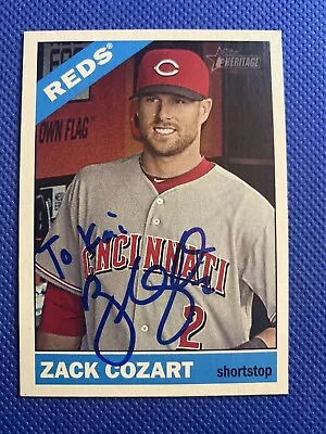 2015 Topps Heritage Zack Cozart #370 Auto Signed Autograph Reds  • $8