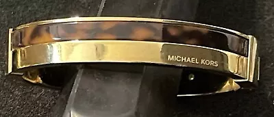 Michael Kors Heritage Maritime Gold & Tortoise Bangle Bracelet  • $29.99