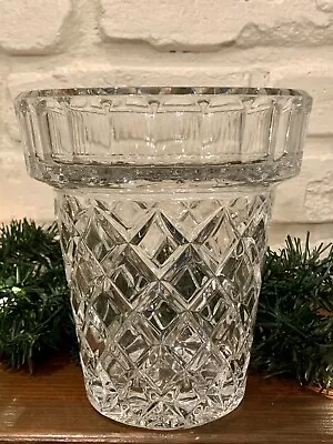 Waterford Marquis Leaded Crystal Medium Flower Pot Vase NIB 6 3/4 Tall #40034441 • $48