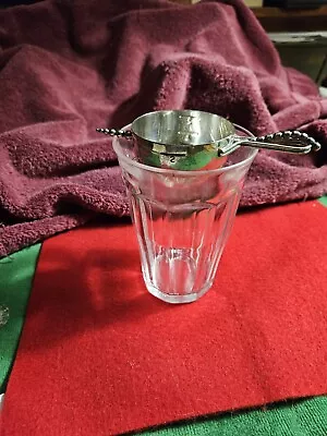  1930's Napier Cocktail Shaker Companion Roll Over Jigger. Silver Plate. • $79.95