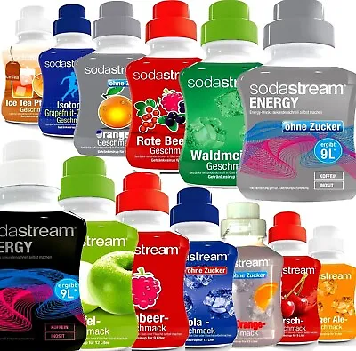 £11.99 • Buy SYRUP SodaStream.Best Flavours.Soda Stream Concentrated Syrup For 2, 9 & 12 Ltr