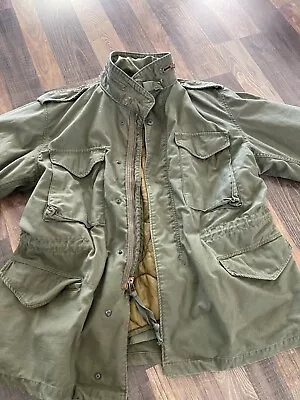 M65 Field Jacket Cold Weather Military Surplus OG 107 Size Small With Liner • $180
