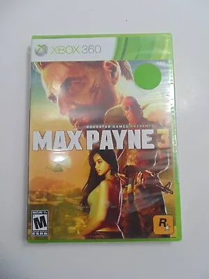 Max Payne 3  (Xbox 360 2012) Brand New Factory Sealed And Never Opened! • $34.99