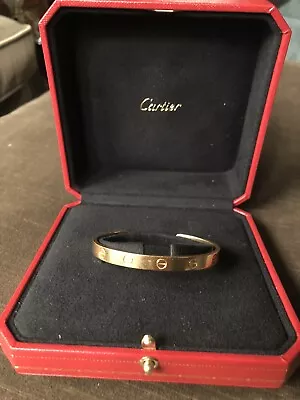 Cartier Love Bracelet Rose Gold Size 17 • $4500