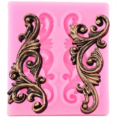 £2.45 • Buy Relief Baroque Silicone Fondant Mould Vintage Cake Border Sugar Paste Decor Mold