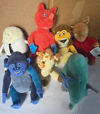 Kohl's Cares Lot 7 Character Stuffed Plush Eric Carle  Dr Seuss Madagascar  • $23.49