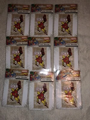 £0.99 • Buy Christmas Stocking Filler Childrens Kids Stickers Party Loot Iron Man
