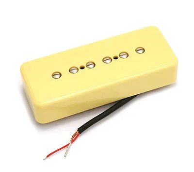 Cream Soapbar P90 Style RwRp Neck Guitar Pickup For Gibson/Epiphone® PU-P9S-NC • $15