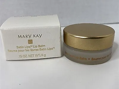 $29.99 • Buy Mary Kay SATIN LIPS Lip Balm In Glass Jar .15 Oz Discontinued Rare New USA NOS