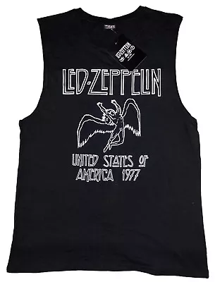 LED ZEPPELIN North American Tour 1977 Muscle Tank (L Black) • $29.99