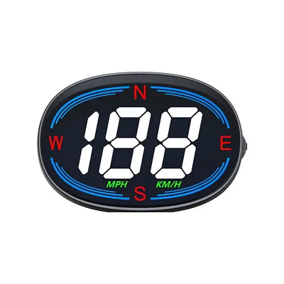 Digital GPS HUD Speedometer Car Head Up Display MPH Speed Real Time Display • £9.88