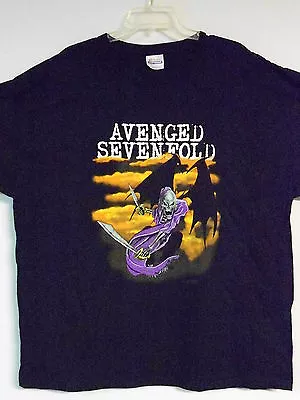 Avenged Sevenfold Official Old Stock Merch Band Concert Music T-shirt 2xl / Xxl • $13.99