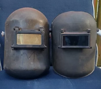  Vintage Jackson Products Welding Helmets Mask Shield Flip Up USA + 1 Unbranded  • $39