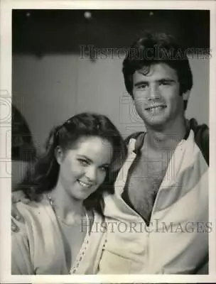 1980 Press Photo Actress Melissa Sue Anderson Lorenzo Lamas On  The Love Boat  • $12.99
