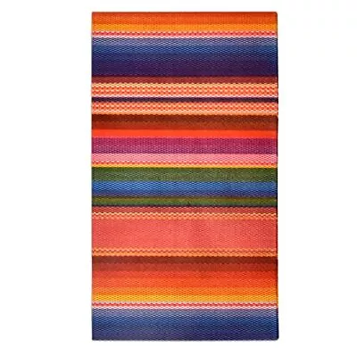 100 Mexican Serape Fiesta Guest Napkins Disposable Paper Colorful Striped  • $29.99