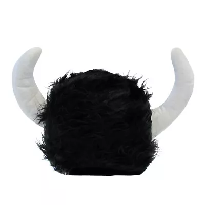 Funny Novelty Furry Viking Helmet Horns Hat Costume Accessory Party Gag Joke Cap • $13.99