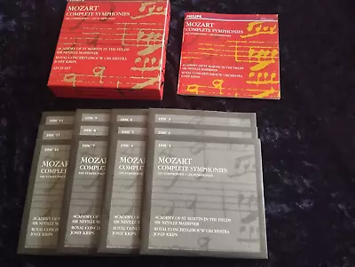 Mozart Complete Symphonies  Sir Neville Marriner  -  Josef Krips  12 - Cd Set • £55.99