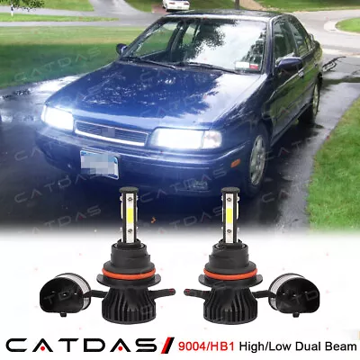 For Infiniti G20 1991-1996 6000K 2X 9004 LED Headlight High/Low Beam Bulbs Kit • $21.20