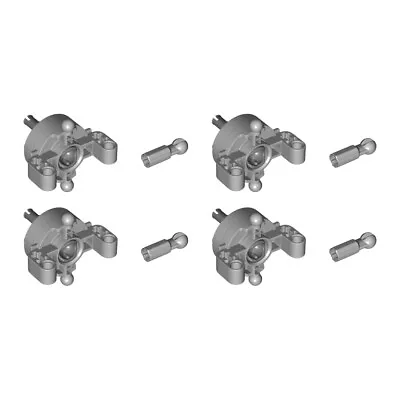 Lego Technic Bricks 4x Wheel Hub CV Cardan Ball Joint Steering 46490 52731 NEW • $42.77