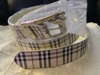 £11.99 • Buy Non Genuine Burberry Belt 44 Inches/102 Cms Long.BN.