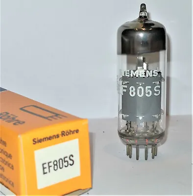 EF805S Telefunken (Siemens Brnded) Tubes Nos Nib 8pcs. • $15