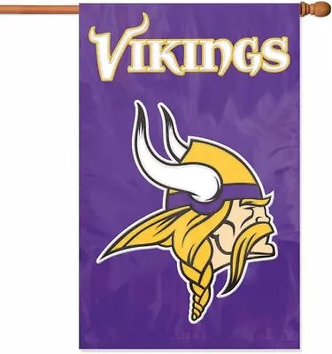 Minnesota Vikings Premium Double Sided House Banner Flag 28x44 Inch... • $31.79