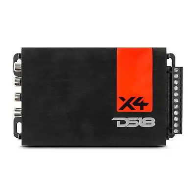 DS18 - X4 Ultra Compact Class D 4-Channel Powersports/Marine Amplifier 1400W Max • $179.95