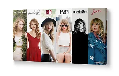 Taylor Swift Poster Pop Singer Girl Canvas Poster Print Taylor Swift Prints Art • $11.95