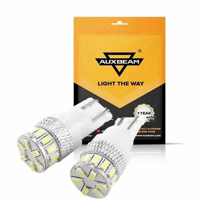 2pcs T10 18-SMD 3014 Super White LED Light Bulbs 192 168 194 W5W 2825 158 12V  • $12.99