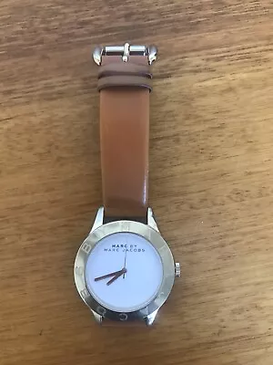 Marc Jacobs Tan And Gold Womens Watch Needs Battery • $41