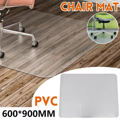 PVC Office Chair Mat Plastic Mat Oversized Protect Hard Floor In Home And Office • $23.89