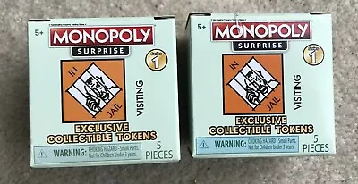 2x Monopoly Surprise Exclusive Collectible Tokens Series 1  NEW • $9