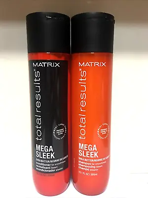 Matrix Total Results Mega Sleek Shampoo And Conditioner Set 10.1 Fl Oz Each NEW • $39.73