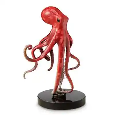 Brass/Marble Surfacing Octopus Nautical Sculpture/Statue-5.5'' X 9.5''H • $220