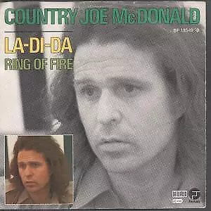 Country Joe McDonald La Di Da 7  Vinyl Germany Fantasy 1977 B/w Ring Of Fire Pic • £2.28