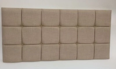 £106 • Buy Pierre Cube Upholstered Headboard Single Double King Size Super King Size